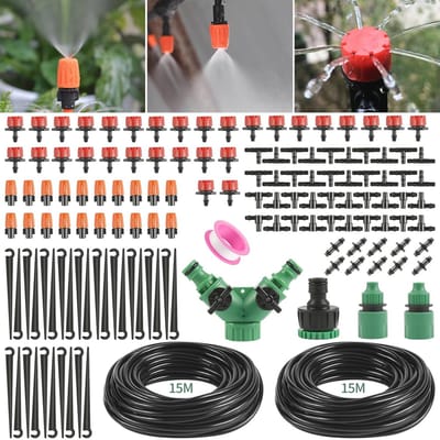 Irrigatiesysteem 149 stuks - 30 m Druppelirrigatie Set voor Tuin en Broeikas