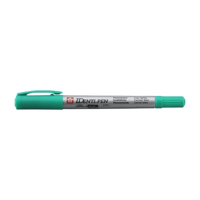 Viltstift sakura identi-pen multifunctioneel groen