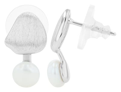 AKZENT Akzent dames oorbel "Luma" aus 925 Sterlingzilver, gerhodineerd, duurzaam