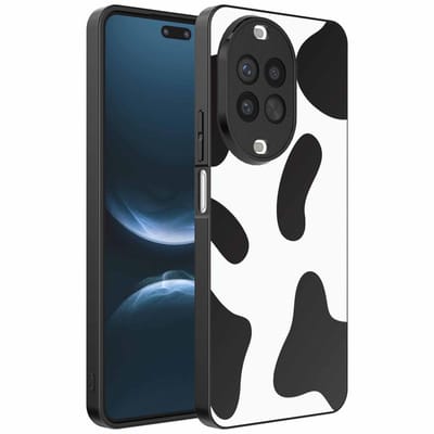 Geschikt voor Huawei Nova 14 Pro Telefoonhoesje met Koeienvlekken Opdruk - TPU Backcover Case With Cow Patches Design - Smartphonica geschikt voor Huawei Nova 14 Pro