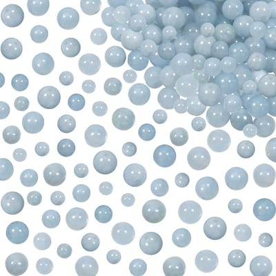 100 stuks 4mm 6mm 8mm Natuurlijke Edelsteen Kralen Blauwe Chalcedon Ronde Losse Kralen voor Sieraden, Handgemaakte Armbanden en Kettingen