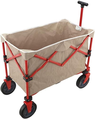 Opvouwbare Transportkar - Draagbare Steekwagen - Boodschappen Vervoeren - Compact Ontwerp - Tot 150 kg - Zwart