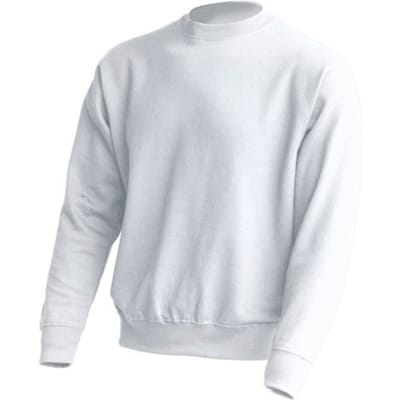 JHK Unisex Sweatshirt met ronde hals voor volwassenen (Wit)