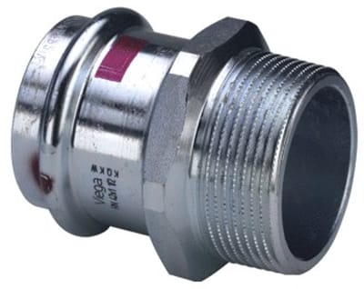 Viega Prestabo transition 28 x 1/2" sleeve/nipple galvanized steel