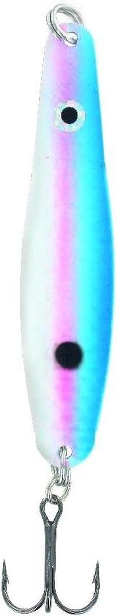 Vis Lokaas - Jumper Lure - Zeevissen - Dubbele Ring - 25g 8.5cm - Blauw Roze Wit