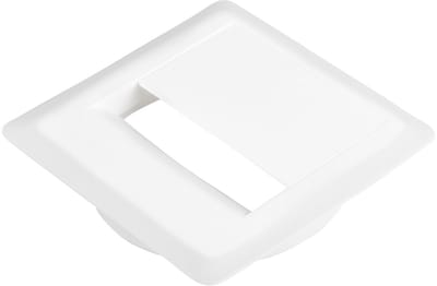 SOTECH Kabeluitgang 80 mm diameter (93 x 93 mm, inbouwdiepte 15,5 mm, wit) installatie kabelinvoer