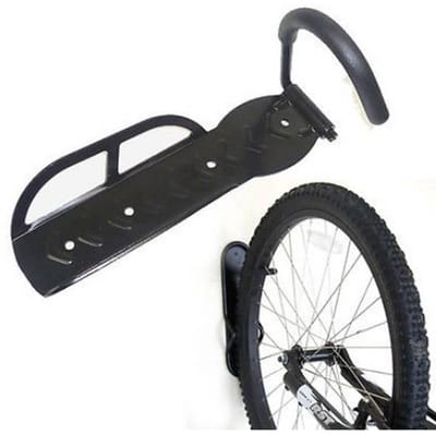 Benson Ruimtebesparende fietshaak - metaal - maximaal 30 kg - inclusief bevestigingsmateriaal