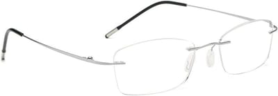Randloze Leesbril - Leeshulp Werkbril - Bescherming Digitale Schermen - Ultralicht Titanium Frame - Sterkte 0.0 tot 4.0 - Blauw