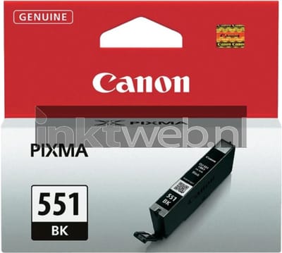 Canon Inktcartridge CLI-551 BK Origineel Zwart 6508B001