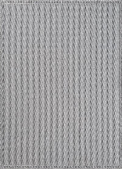the carpet Toulouse - Buitentapijt voor terras en balkon - Weerbestendig, UV-bestendig, waterafstotend, onderhoudsvriendelijk, robuust en slijtvast, Grey, 120 x 160 cm