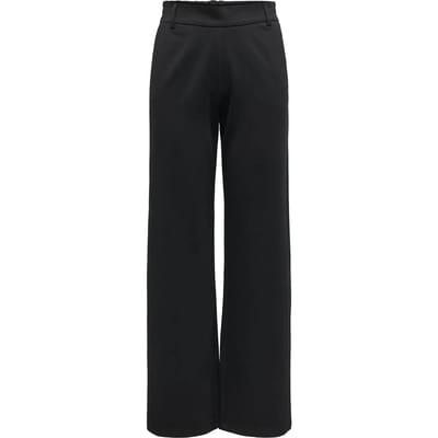 Only zwarte dames broek   Straight fit   Steekzakken   Elastische boord   Duurzaam   Regular waist Zwart S/32
