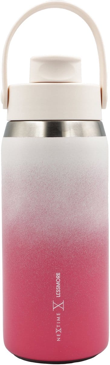 Thermische fles 473ml (16oz)-95% gerecycled roestvrij staal-Cherry Blossom 'Canvas fles 16'