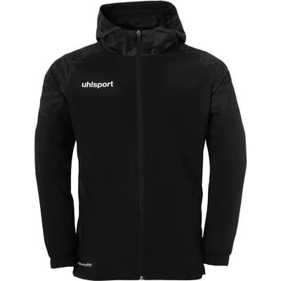Uhlsport Goal 25 Sweater Met Kap Kinderen - Zwart / Antraciet | Maat: 128