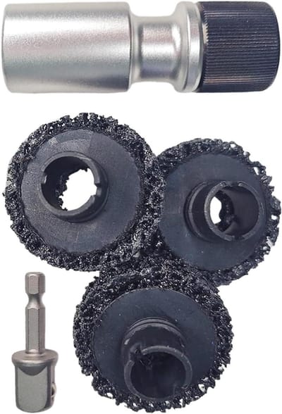 Naafreiniger - Velgen gereedschap - Roest verwijderen - Oxidatie verwijdering - 3 cm diameter - Grijs
