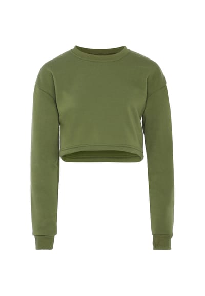 Mymo Sweatshirt Dames Militair