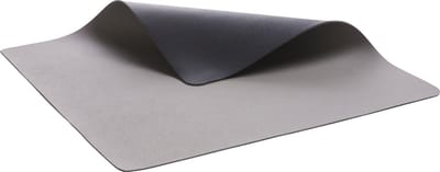 BITZ Placemat 46 x 33 cm 4 st. Zwart/Grijs
