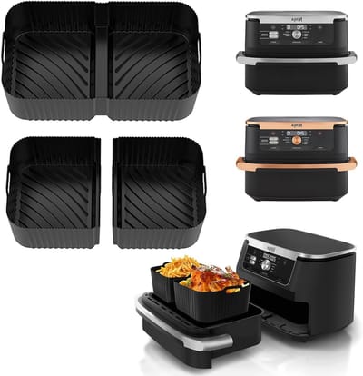 Siliconen bakvorm voor Airfryer, accessoires voor veelzijdig koken, geschikt voor verschillende modellen en maten