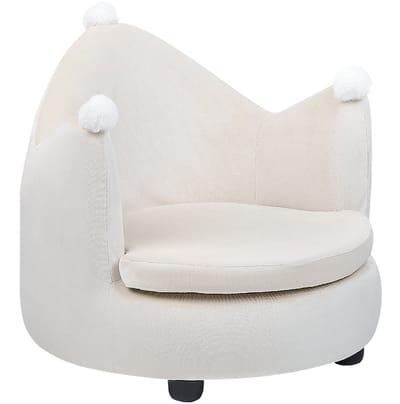 VEGA - Kinderstoel - Lichtbeige - Fluweel