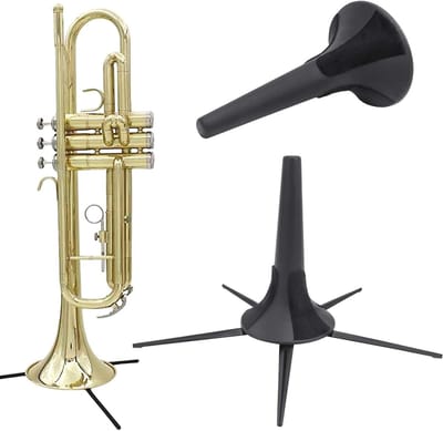 Vouwbare Trompetstand met 5 Poten - Draagbare Houder voor Orkestinstrumenten en Muzikanten, Ideaal voor Optredens en Repetities