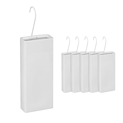 Waterverdamper radiator - set van 6 - 400 ml - keramiek - wit