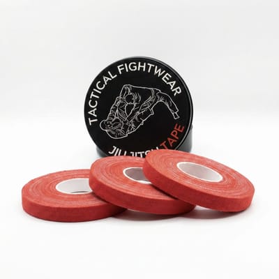 Jiu Jitsu Vinger Tape Rood – Tactical Fightwear – 3 Rollen 0,8cm x 10m – Voor BJJ, MMA & Sport – Grip & Vingerbescherming