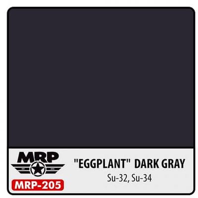 Mr. Paint MRP-205 - Eggplant Dark Grey Su-34 – 30 ml verf voor Airbrush & Detailwerk