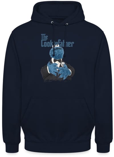 Sesamstraat Koekiemonster The Cookiefather Hoodie Unisex