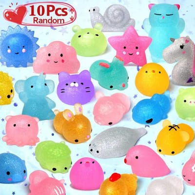 50-5PCS Kawaii Squishies Mochi Anima Squishy Speelgoed Voor Kinderen Antistress Bal Squeeze Party Gunsten Stress Relief Speelgoed Voor Verjaardag