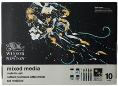 Winsor&Newton Mixed Media Metallic Set 10-Delig