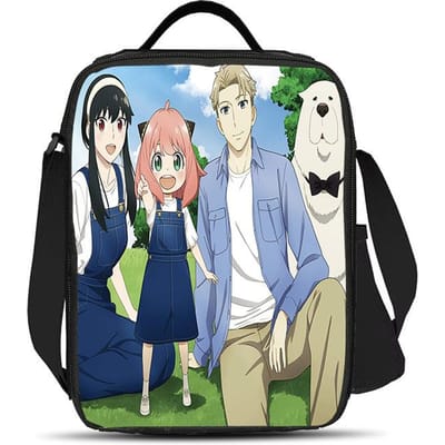 SPY×FAMILY IJszak Lunchtas Veelzijdig Cartoon Grote Capaciteit Sterke Prestaties Beste Cadeau voor Jongens en Meisjes School Verjaardag