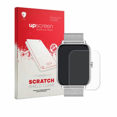upscreen - Screenprotector voor Betatree Smartwatch 1.85" - Folie Beschermfolie transparant