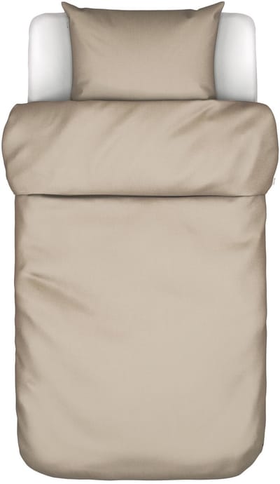 Marc O'Polo Tove Dekbedovertrek Dark Sand - Eenpersoons – 140x200/220 cm