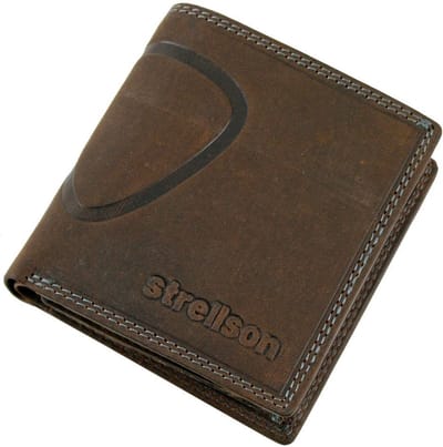 Strellson Baker Street Portemonnee Leer 9 cm - Jongens - Staand formaat - darkbrown