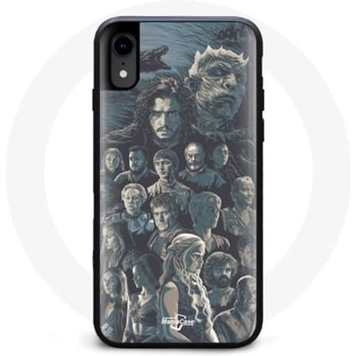 Coque - Game of Thrones - Iphone X - Rigide - Protection - Personnages gris