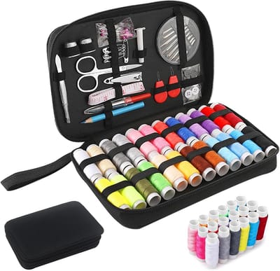 62-Delige Draagbare Leder Naai Gereedschap Set - Compleet Met Tools voor Reparatie van Tapijt en Canvas