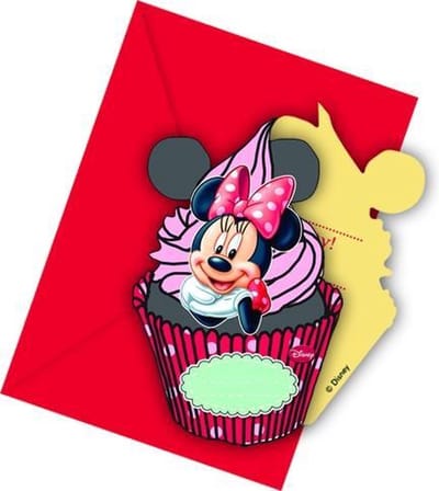 Uitnodigingen Minnie