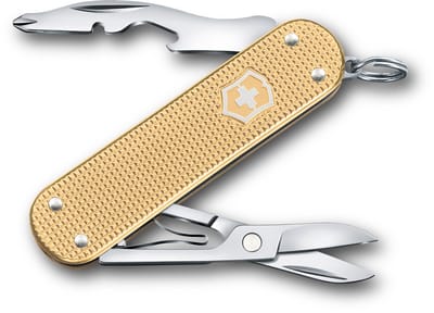 Victorinox Companion Alox S Zakmes - 58 mm - 5 functies - Goud