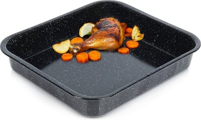 Braadslede Geëmailleerd Rechthoekige 8 l, 41,5x36,5x7 cm - Ovenschaal - Braadpan