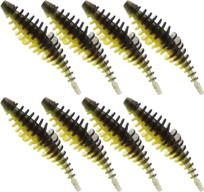 Set van 8 Zachte PVC Vissimulatoren - Biomimetische, Onzichtbare Worm Aas voor Zoet- en Zoutwater Vissen