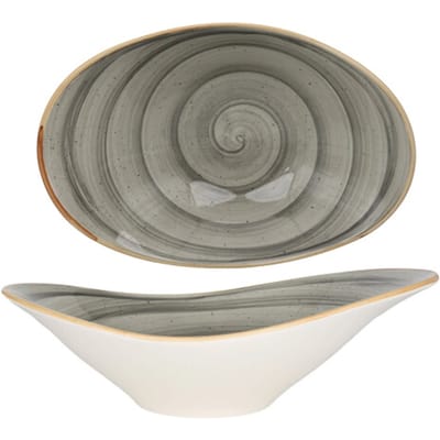 Bonna Serveerschaal - Aura Space - Porselein - 27 cm (750cc) - set van 2