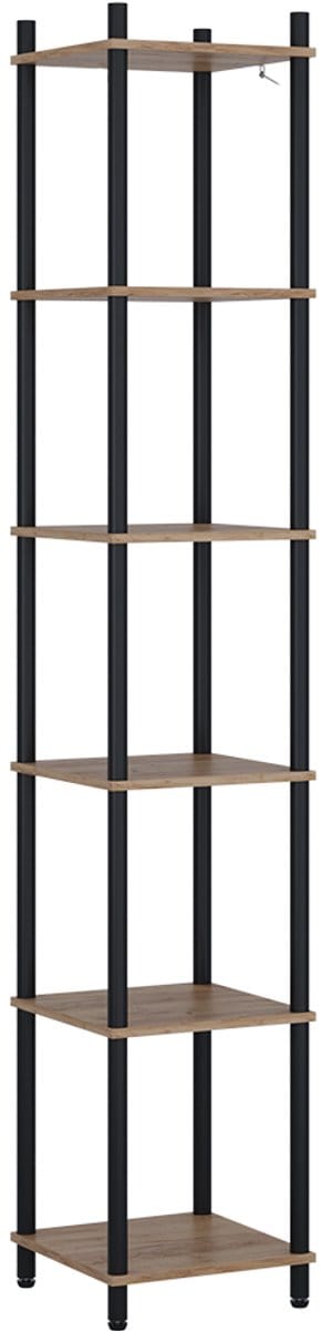 Vicco Bivio Hoekrek – 30 x 163.5 cm 6 planken Eik goud/antraciet