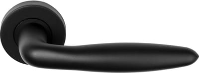 Formani BASICS LBXVIII - deurkrukgarnituur op ronde rozet - mat zwart  - 1501D261NMXX0