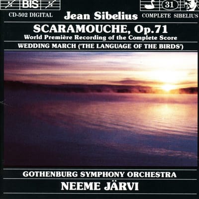 Gothenburg Symphony Orchestra, Neeme Järvi - Sibelius: (Compl.Ed. 31), Scaramouche (CD)