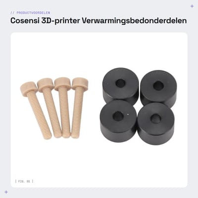 Dailygoods- Verwarmingsbedonderdelen Perfecte Vervanging - Broeinestkolom - Bestand Tegen Hoge Temperaturen - 3D-printer - Vermindert Warmteoverdracht - Voor VORON 2.4 - 3D-printer Onderdelen