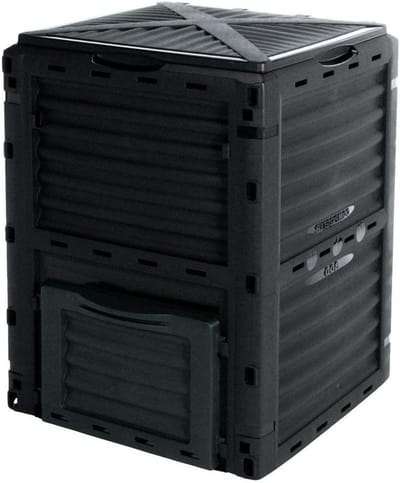 Tuin Composter - Afvalbak Compost - Organisch Afval Verwerken - Snelle Compostering - 300 Liter - Donkergroen