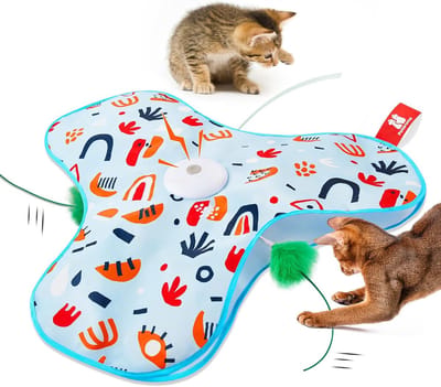 Interactief Kattenspeelgoed Verstoppertje Met Onvoorspelbare Bewegende Voor Binnenshuis Gebruik En Beweging Geschikt Voor Alle Kattenrassen
