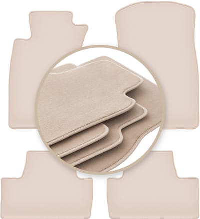 PREMIUM beige vloermatten voor: Lexus IS II 4WD sedan 2005-2013