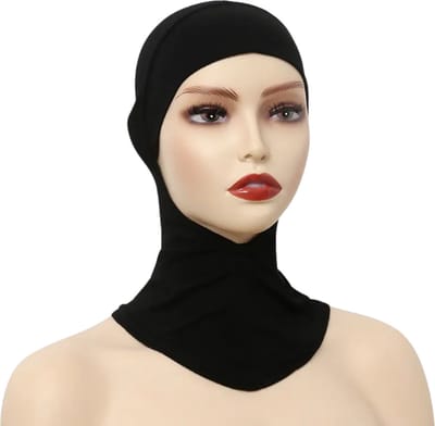 Livano Hoofddoek - Hijab - Dames - Abaya - Sjaal - Islamitische Kleding - Moslim Kleding - Alhamdulillah - Zwart