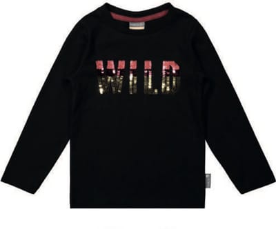 Vinrose longsleeve maat 98/104 zwart