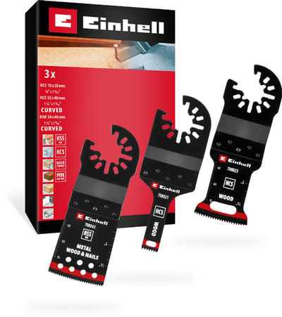 Einhell 708103 Multit.-Set Holz/Metal 3tlg SB HCS, BiM Multitool toebehorenset 1 stuk(s)